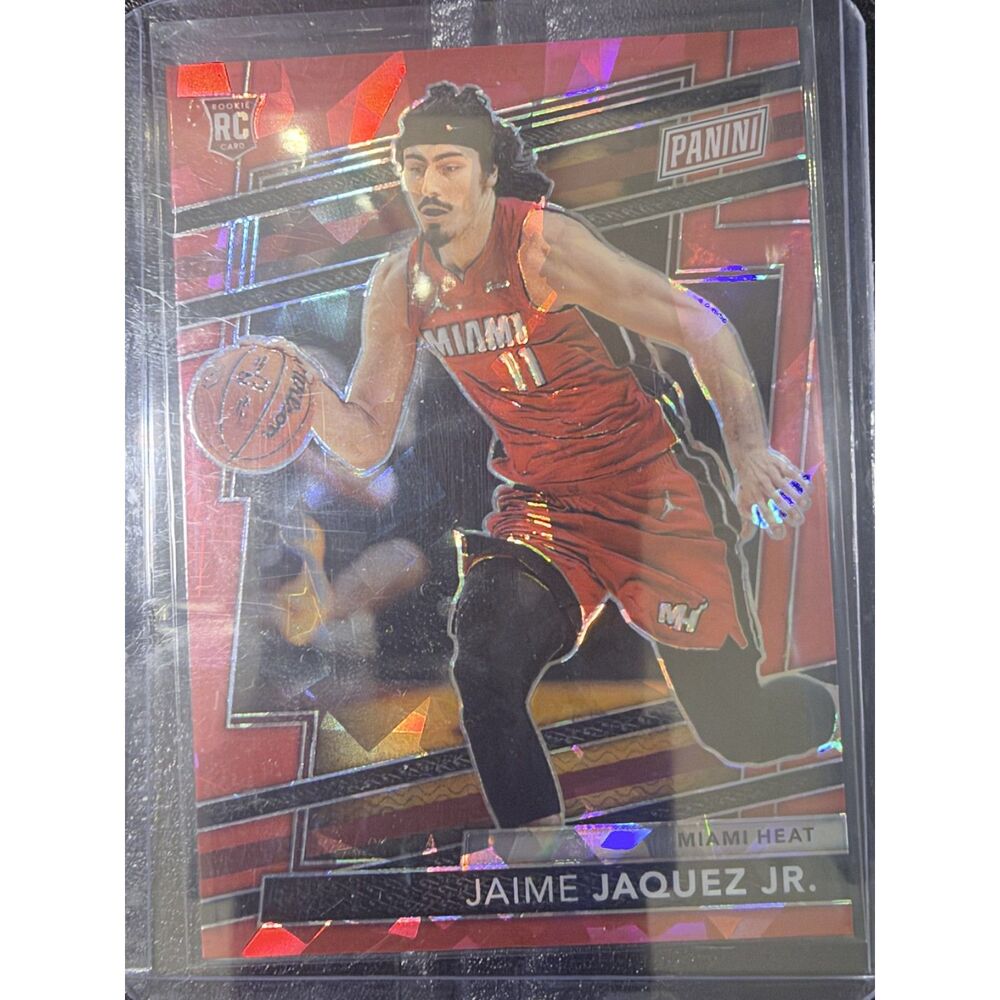 2024 Panini The National Jaime Jaquez Jr. Red Sparkle 54/149 RC Heat